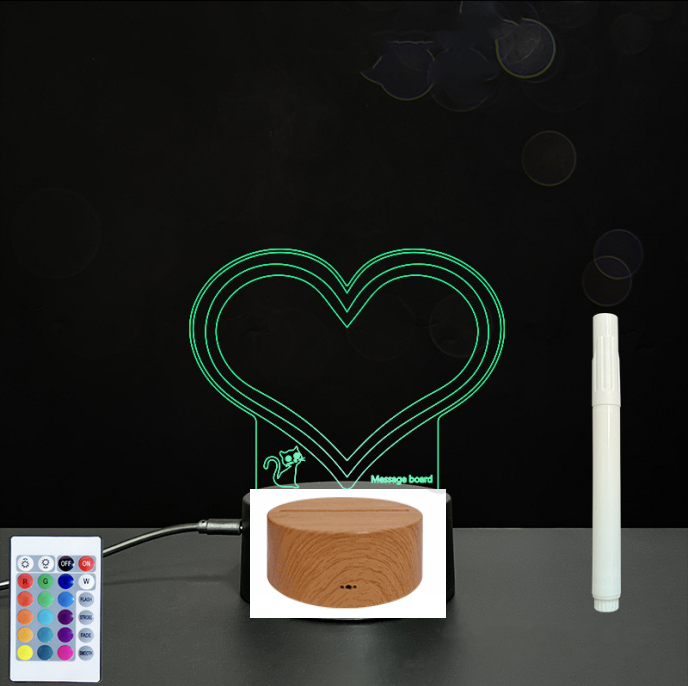 3D Acrylic Board Handwriting Message Board LED Light